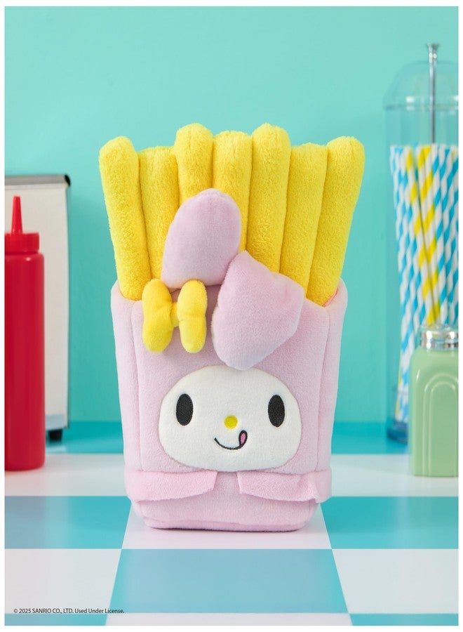 GUND Sanrio Official Hello Kitty and Friends My Melody French Fries Plush, Collectible Plush Toy, Stuffed Animal for Ages 1 and Up, Pink/Yellow, 8” - Image 2