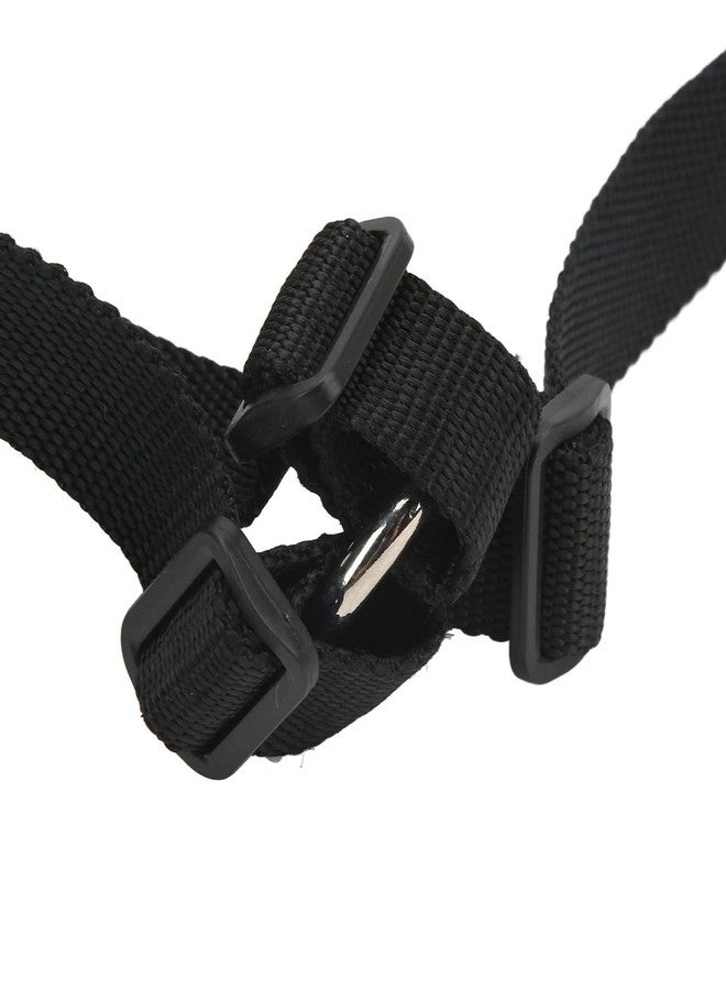 كمامة مريساتا للرعي، كمامة مضادة للعض، غطاء فم الحصان، كمامة رعي سهلة التنفس، كمامة سوداء للرعي، غطاء فم الحصان سهل التنفس مع حجم كبير - Image 2