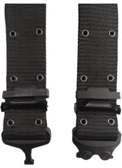 Aksoy Tactical Black Perforated Knit Bandolier Jöak Police Military Belt  - Image 2