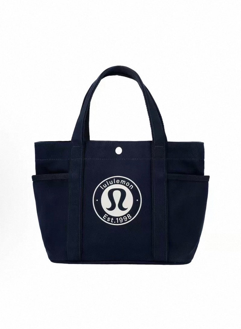 لولو Lemon حقيبة يد رياضية من القماش (Canvas Tote) — حقيبة كتف رياضية خفيفة الوزن للسفر، والتمارين الرياضية، والاستخدام اليومي - Image 3
