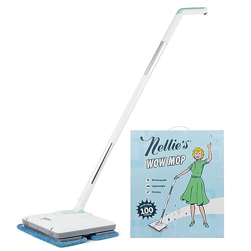 Nellie's Nellies Wow Mop Cordless LightWeight and Rechargeable 