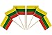 QQSD Lithuania Toothpick Flag Lithuanian Small Mini Cupcake Topper Flags100 pcs - Image 3
