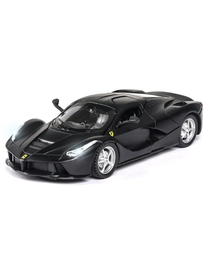 1/32 Alloy Collectible Race Car Model Toy, Diecast Zinc Alloy Pull Back Collectible Toy Car, Sound and Light Pull Back Model Car for Kids Boy Girl Gift  - Image 1