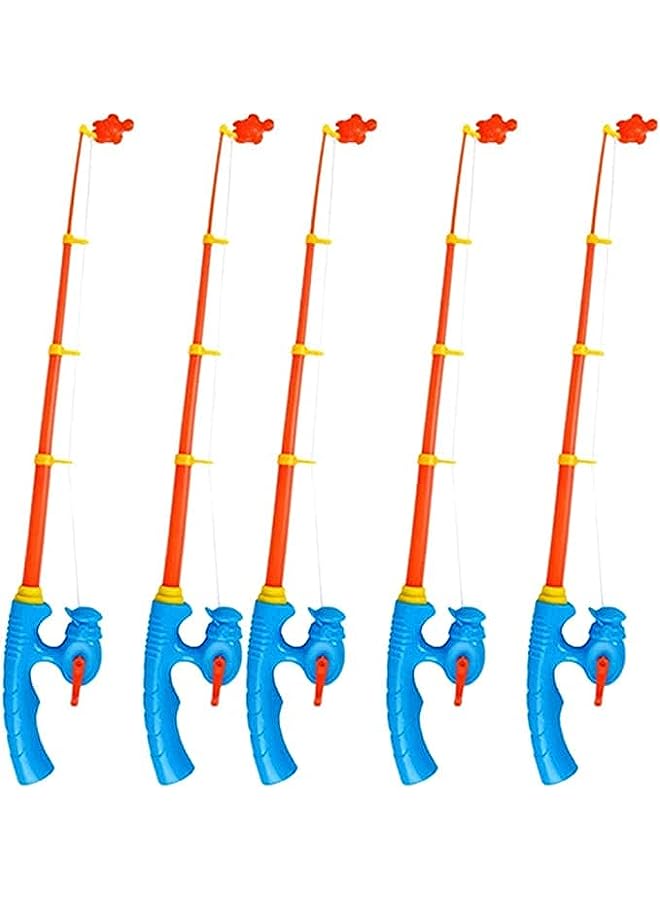 vesus 2 PCS Magnetic Fishing Toy Pole, Magnet Fishing Rods, Fishing Bath Toy Game Fishing Rod for Magnetic Fishing Games, Educational Learning Toys for Boys Girls Kids (Random Color) (BLUE) - Image 1