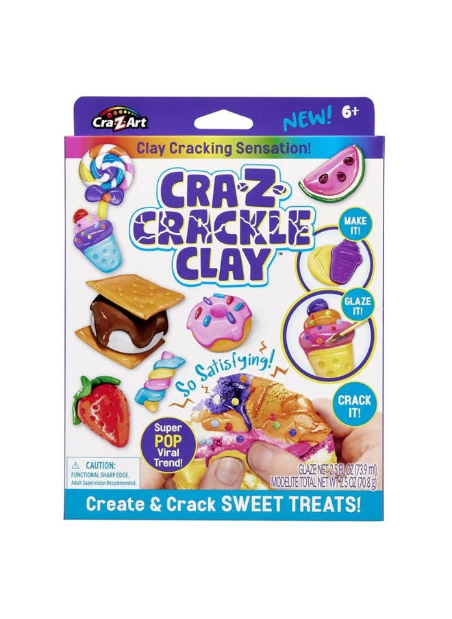 Cra-Z-Art Cra-Z-Crackle Clay Create And Crack Sweet Treats 