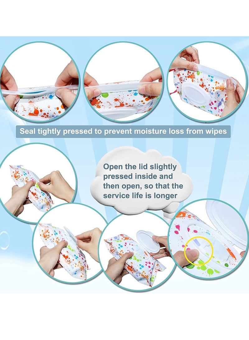 Pack Of 6 Portable Wet Wipe Case Dispenser Bags  - Image 4
