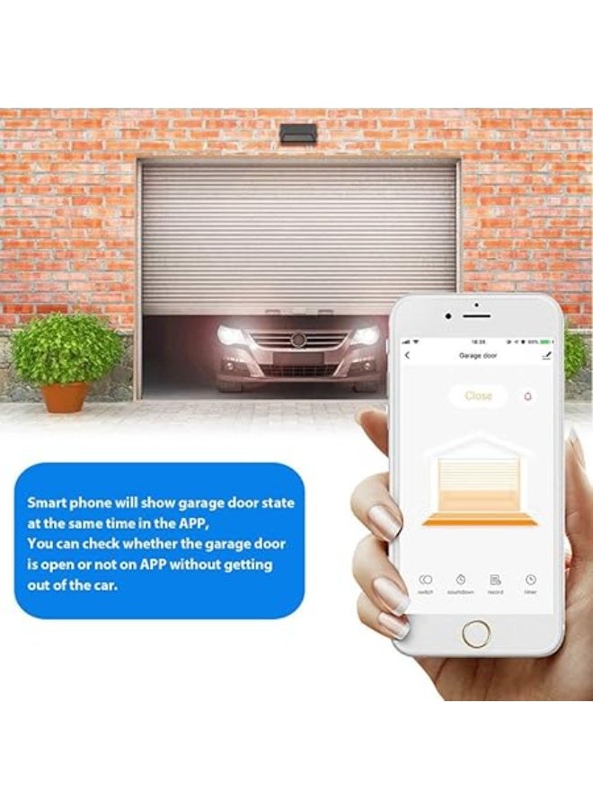 EVERSECU Tuya Smart WiFi Garage Door Opener Controller – Works with Alexa, Google Home, SmartLife/Tuya App, No Hub Required - Image 4