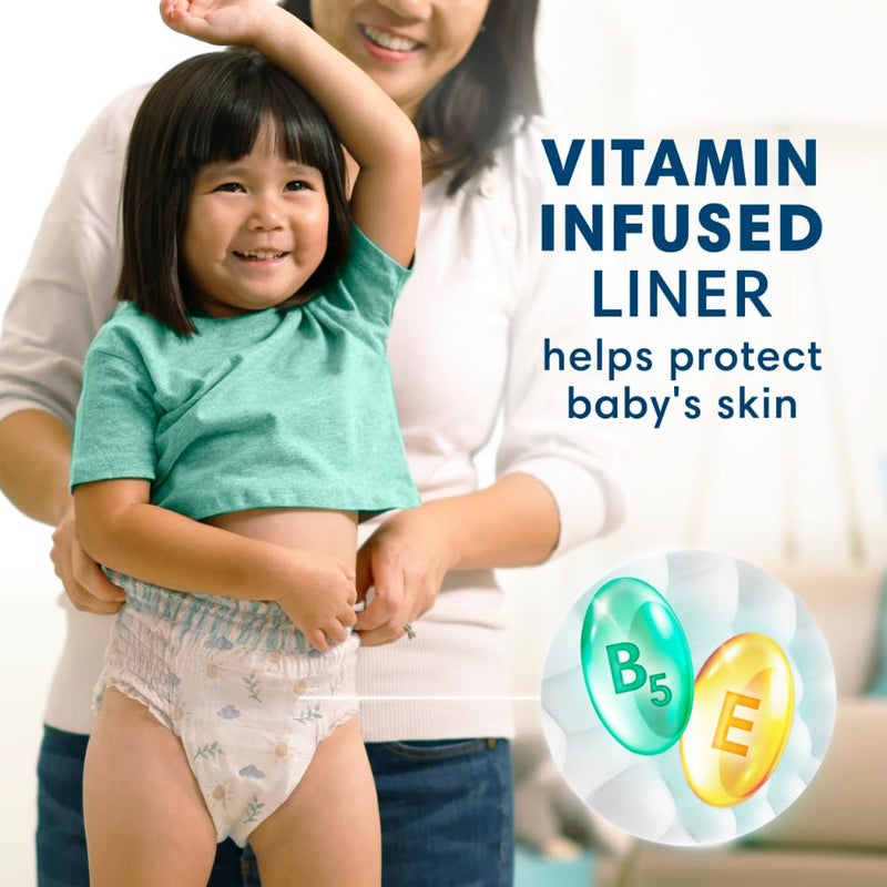 Pampers Pure Protection Training Underwear, Unisex, Size 3T4T, 92 Count, Premium, Hypoallergenic, Soft, Absorbent - Image 4