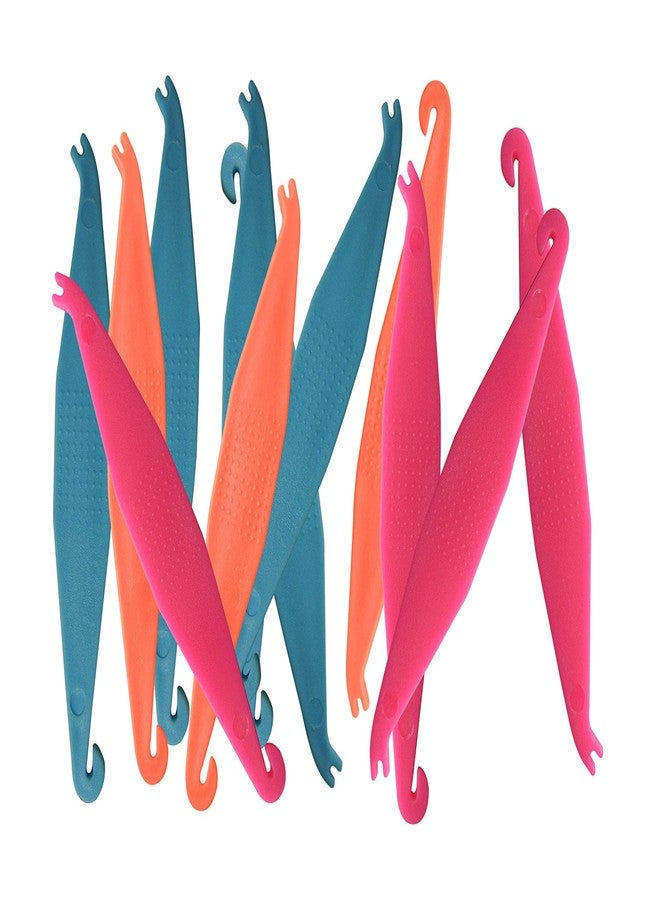 Dentosmile Dental Elastic Rubber Bands Placers for Braces Disposable Plastic Orthodontic Elastic Placers Multi-color (10 Pcs) (1) - Image 3