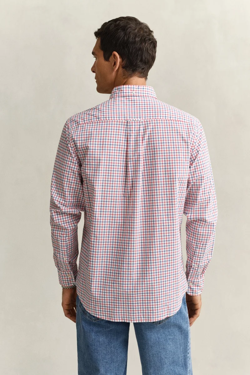 GANT  Regular Classic Poplin Check for Men | Best Price UAE
