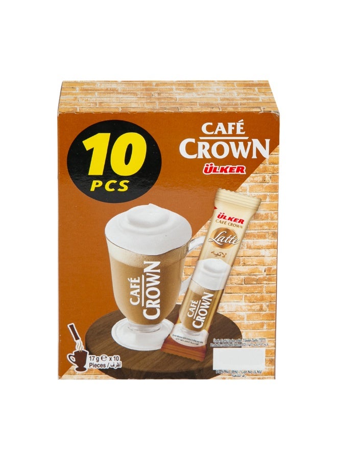 Cafe Crown Latte Instant Coffee 10 x 17 g - Image 2