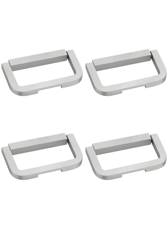 FAST Stainless Steel Chest Pull Handle for All Type Drawer (Silver) - Pack of 4 Pieces - Image 1