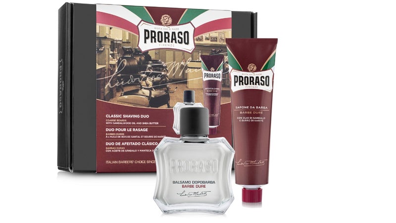 Proraso Classic Shaving Duo Kit, Nourishing for Coarse Beard Formula with Shaving Cream Tube and After Shave Balm - Image 1