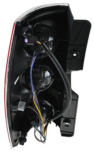 TRQ Passenger Side Tail Light Assembly Compatible with 2007-2014 GMC Yukon Denali 2007-2011 Yukon XL 1500 Denali GM2801215 - Image 2