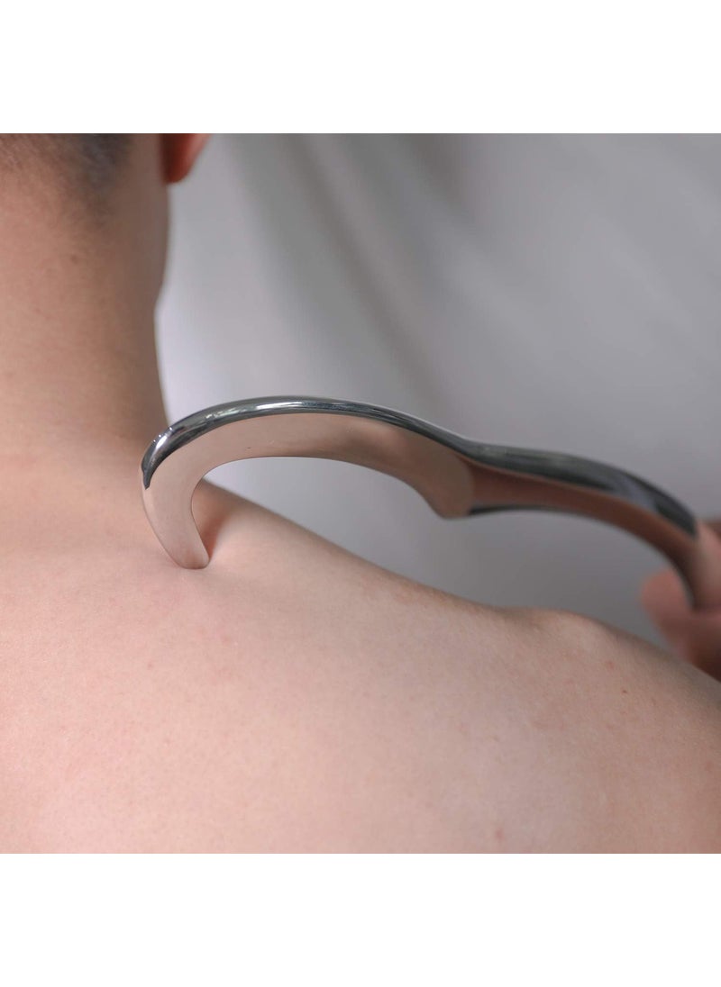 STICKON STICKON Stainless Steel Gua Sha Scraping Massage Tool IASTM Tools Great Soft Tissue Mobilization Tool STICKON07  - Image 2