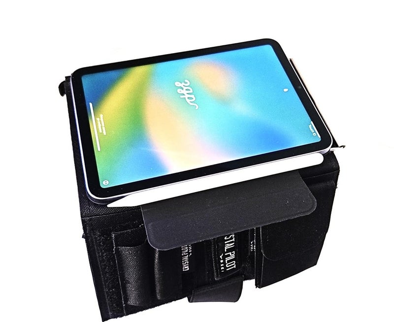Crystal Pilot Flight Pad 6". 3 in 1 Tablet Kneeboard with VFR-IFR Noteboard/Clipboard. Compatible with Mini iPad 6.… (iPadmini_6) - Image 1