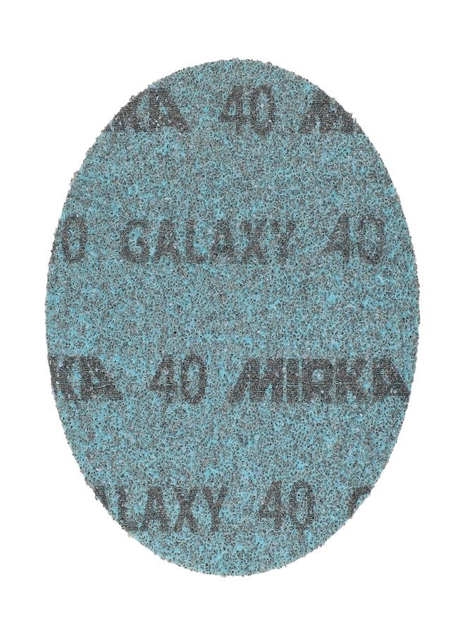 Mirka Galaxy Sandpaper 5 inch (125mm) - Grit 40, 50 Discs/Pack - Hook & Loop - Premium Abrasive for Epoxy Resin, Wood, Metal - Non-Clogging, Self-Sharpening Technology - Ideal for Power Sanders - Image 2