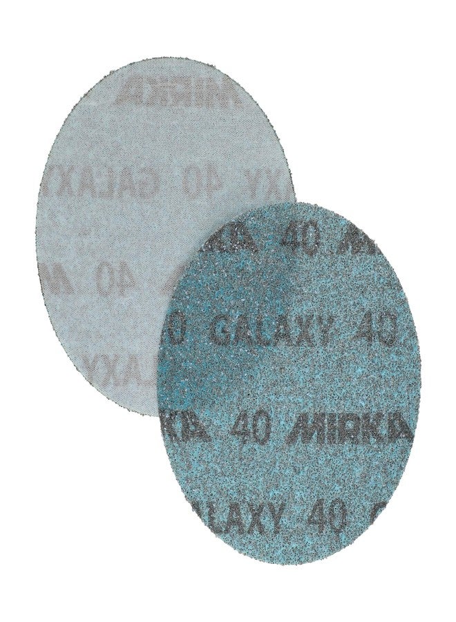 Mirka Galaxy Sandpaper 5 inch (125mm) - Grit 40, 50 Discs/Pack - Hook & Loop - Premium Abrasive for Epoxy Resin, Wood, Metal - Non-Clogging, Self-Sharpening Technology - Ideal for Power Sanders - Image 3