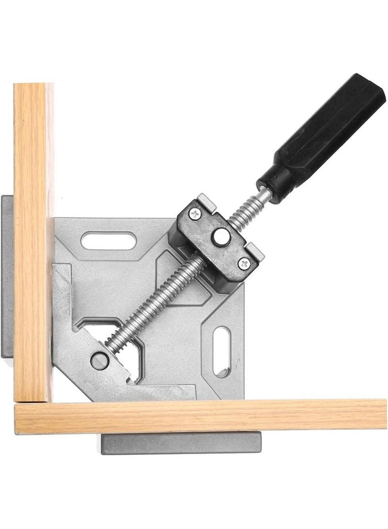 GGOOT DIY & Tools/Hardware Aluminum Alloy 90 Degree Right Angle Clamp Single Handle Corner Frame Clamp Clip Woodworking Tools  - Image 1