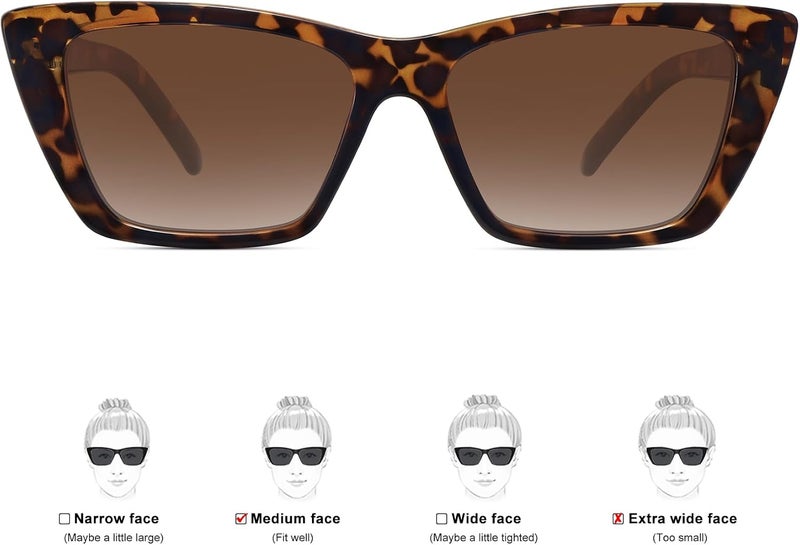 WOWSUN womens 1224 Sunglasses (pack of 1) - Image 4