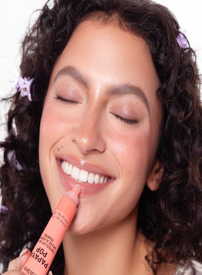 Avatara Papaya Pop Tinted Lip Jelly - Hydrating Tinted Lip Balm with Vitamin-Rich Fruit Extracts - Peachy-Coral Lip Treatment for Tweens, Teens and All Skin Types, Non-Sticky and Vegan - Image 4