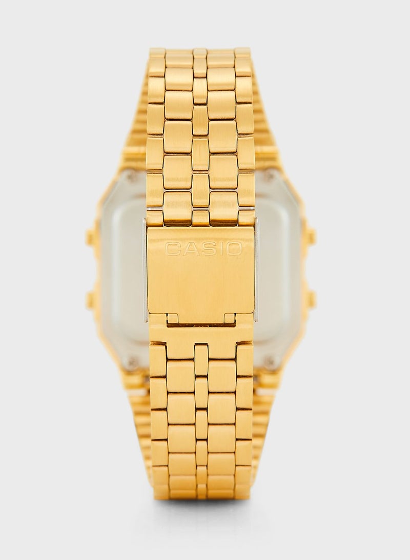 كاسيو ساعة يد رقمية بسوار من الفولاذ - Image 4