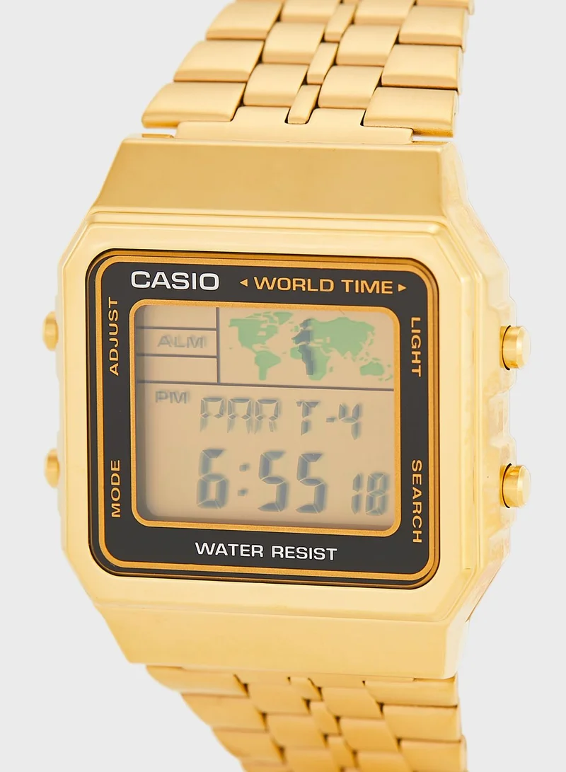 CASIO Steel Strap Digital Watch