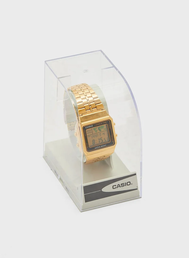 CASIO Steel Strap Digital Watch