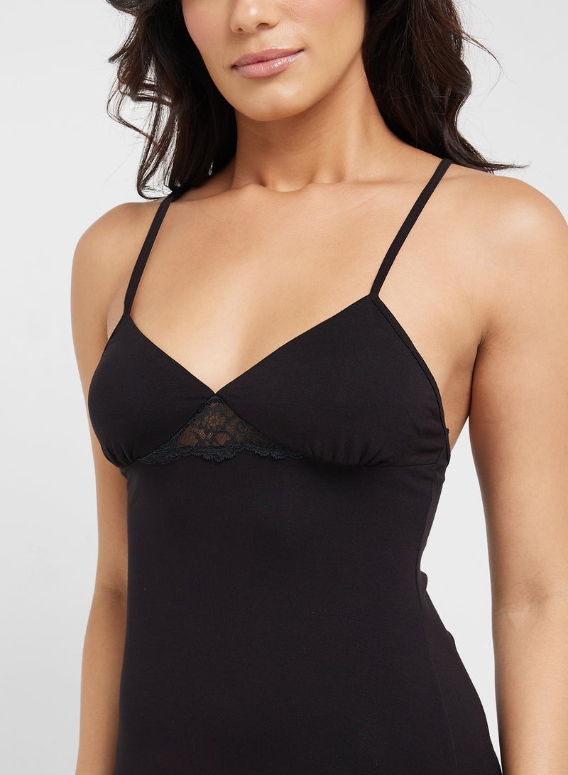 hunkemoller Lace Detailed Nightwear Dress  - Image 3