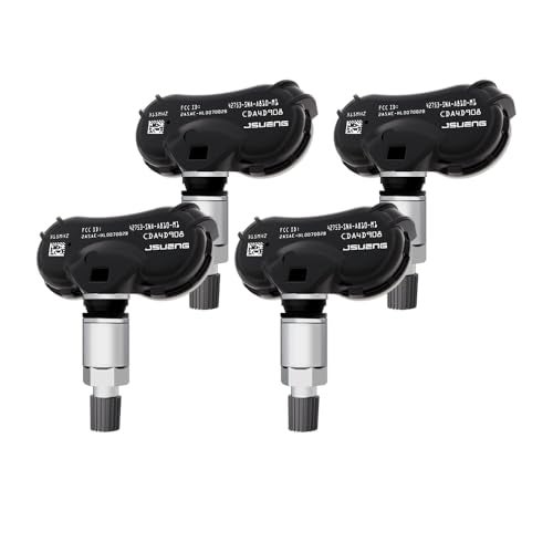 Jsueng 315Mhz TPMS Sensor fit for Honda Civic CRZ Odyssey Fit Insight Element 4 Pack Tire Pressure Monitoring System Sensor Replaces 42753TR3A81 42753TR3A81 42753SNAA81 42753SNAA83