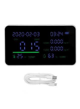Indoor Air Quality Monitor Temperature Humidity CO2 Monitor Carbon Dioxide Detector for Home School Office - pzsku/Z83DA01E9EFD895ED400EZ/45/1746196400/b2402559-4087-4ccd-9148-b890c0a493b8