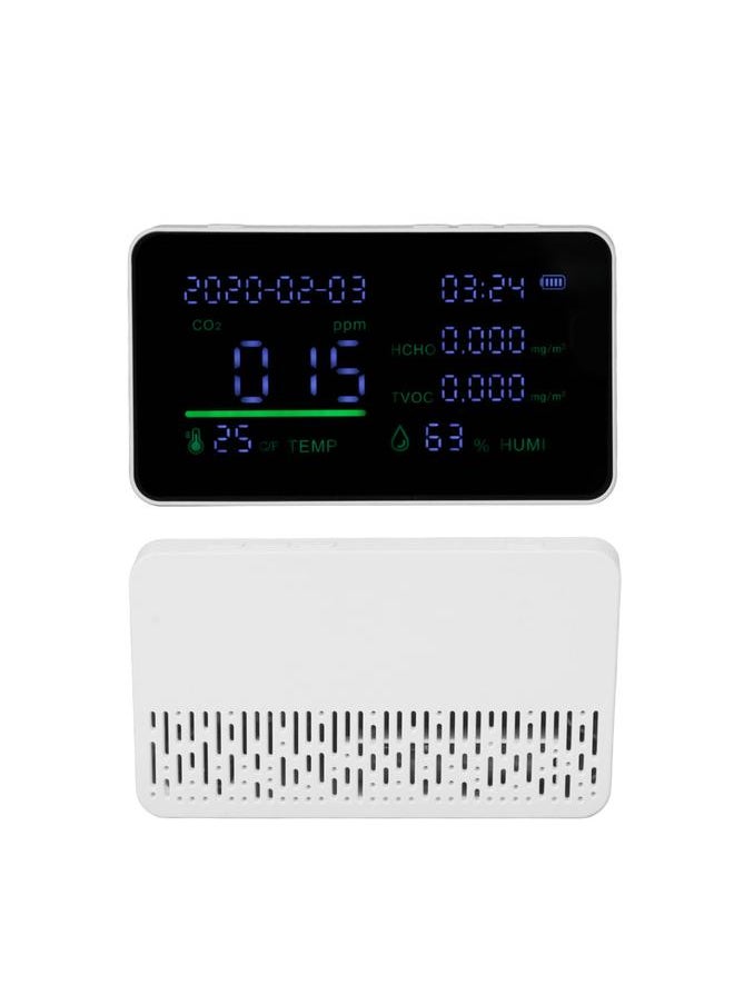 Thoraya Indoor Air Quality Monitor Temperature Humidity CO2 Monitor Carbon Dioxide Detector for Home School Office  - Image 4