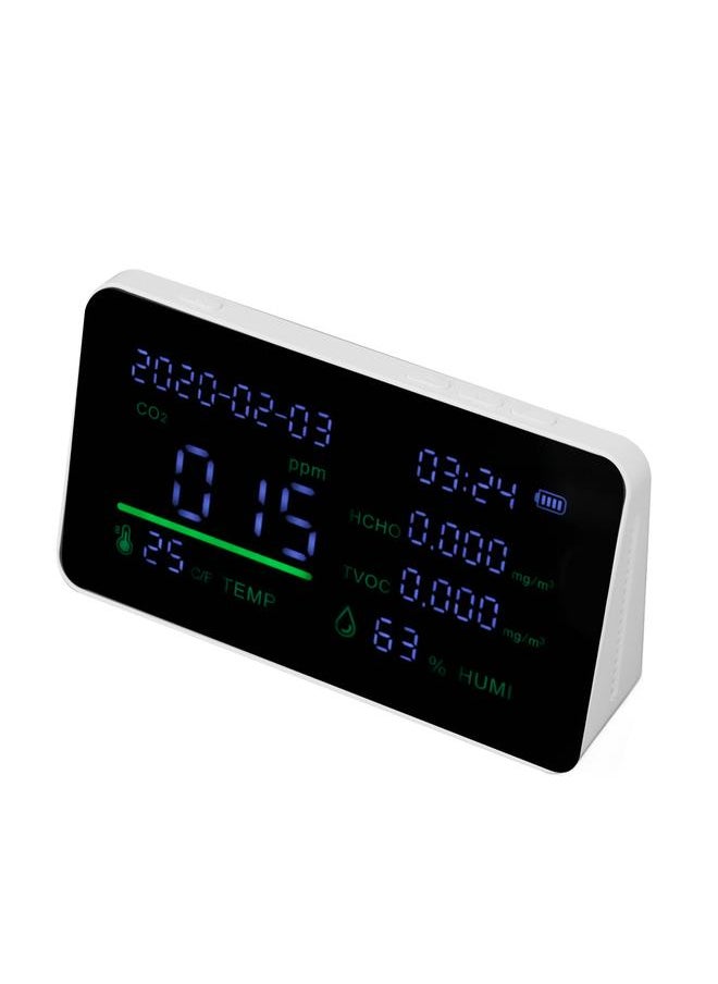 Indoor Air Quality Monitor Temperature Humidity CO2 Monitor Carbon Dioxide Detector for Home School Office