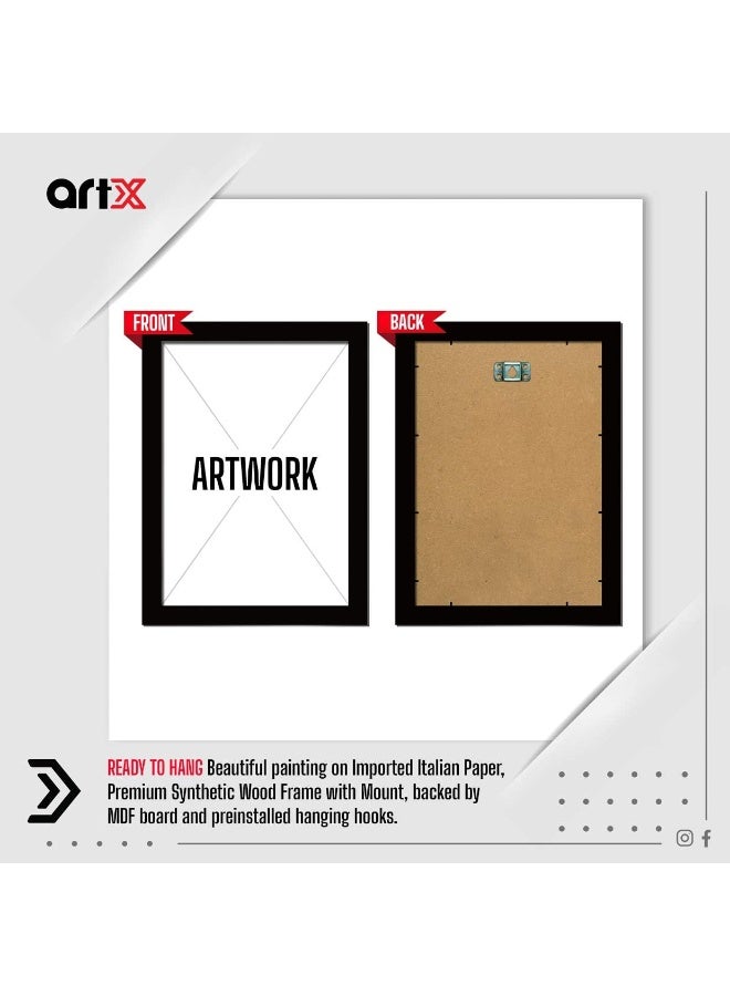 ArtX إطار صورة يسوع المسيح من ArtX، 10.0 × 13.0 بوصة، لوحة، خشب صناعي، متعدد الألوان، مجموعة من 1 - Image 4