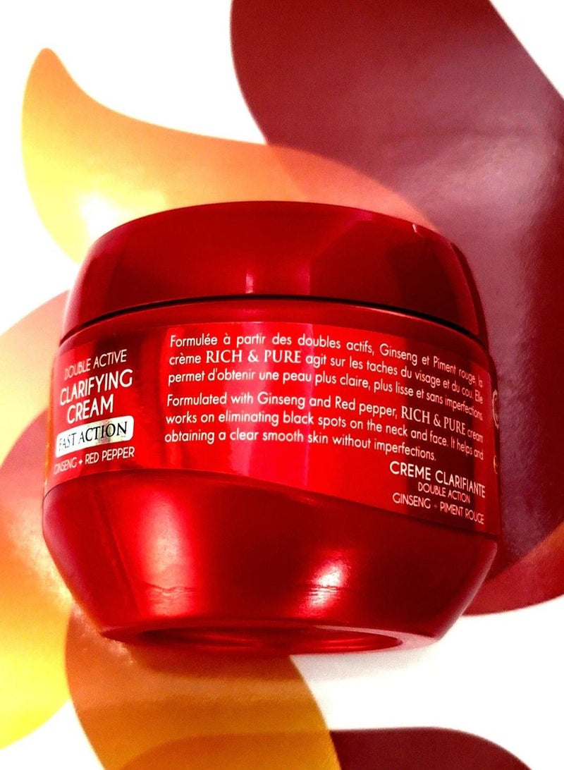 Rich & Pure Double Active Clarifying Cream Fast Action 275ml - Image 2