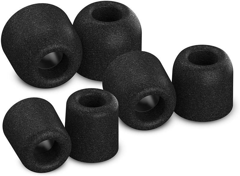 Comply Foam 500 Series Ear Tips for KZ ZS10 Pro, ZSX, AKG N5005, Moondrop Aria, Kato and Chu, FiiO FH7, Assorted S, M, L, 3 Pairs, No TechDefender, Replacement Tip, Made in the USA - Image 1