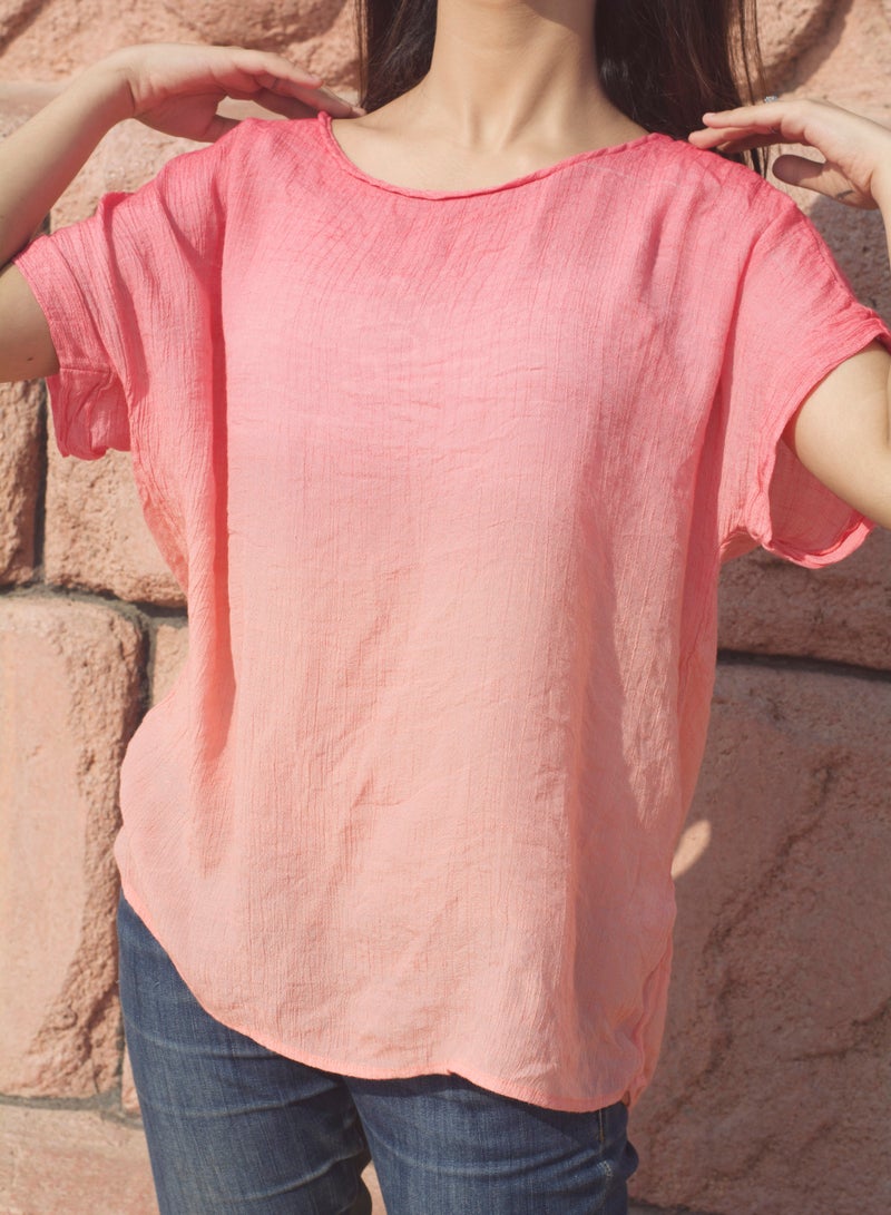 P FOR PRETTY Tie-Dye Print Top - Image 2