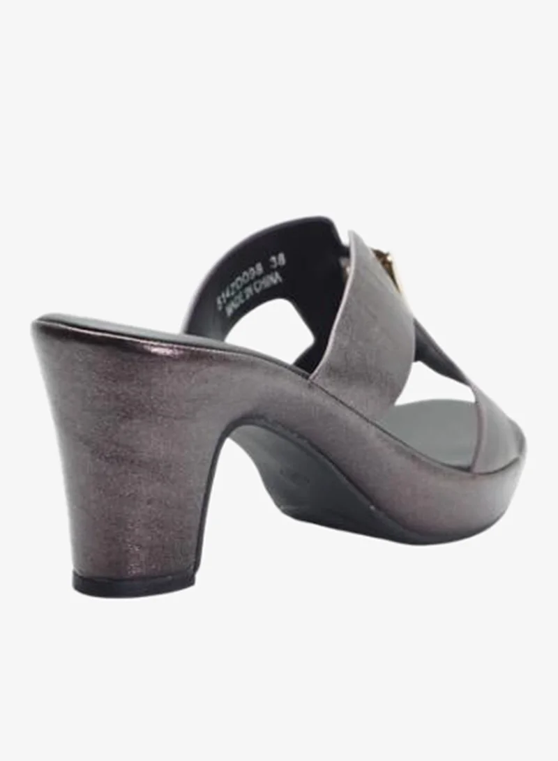Michelle Morgan Bronze 092-3099 Michelle Morgan Ladies Mid Heel Sandals 514ZD098 Bronze for Women | Best Price UAE
