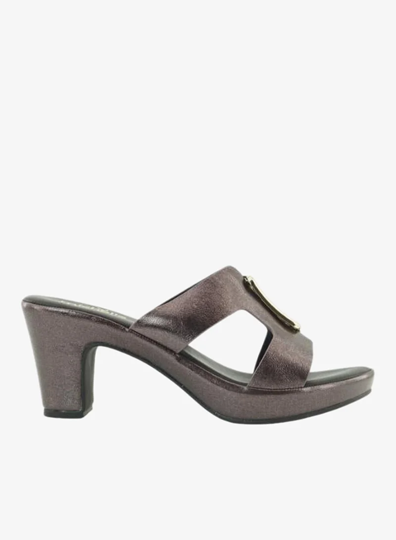 Michelle Morgan 092-3099 Michelle Morgan Ladies Mid Heel Sandals 514ZD098 Bronze