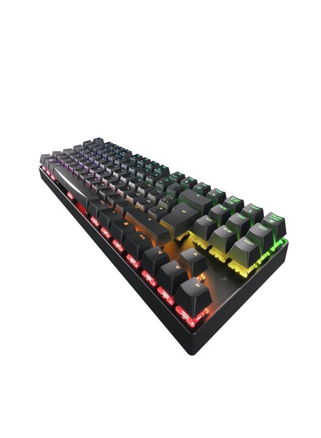 Cherry MX 8.2 TKL Wireless Gaming Keyboard. Compact TenKeyLess. Mechanical 87 Keys RGB Backlit Keys ABS Keycaps. MX Brown Switch. Aluminum Carrying Case Included. - Image 3