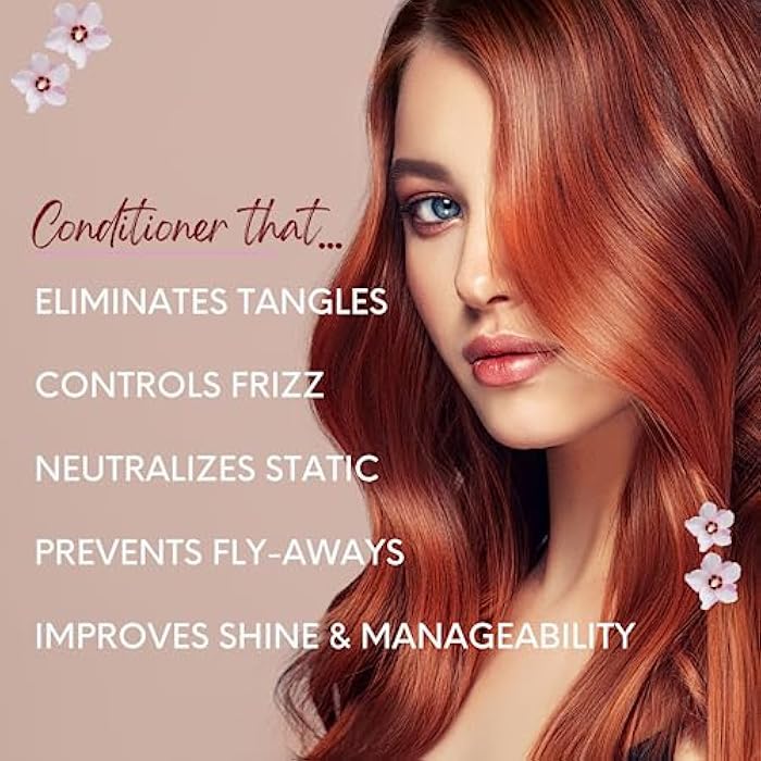 DermOrganic Daily Hydrating Conditioner for Dry Hair - Rinses Out Tangles, Controls Flyaways, Smooths and Softens, 33.8 oz - Image 3