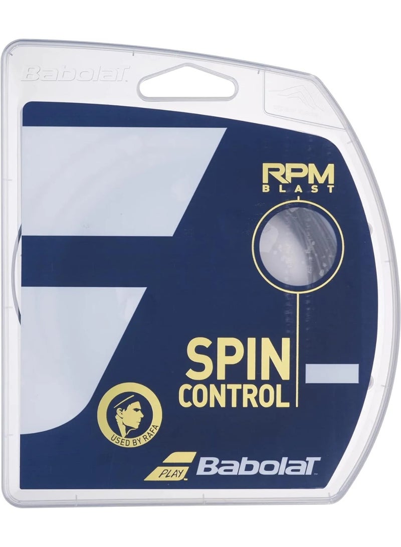 Babolat RPM Blast Spin Control Tennis String, 12M, Black, 1.25mm - Image 1
