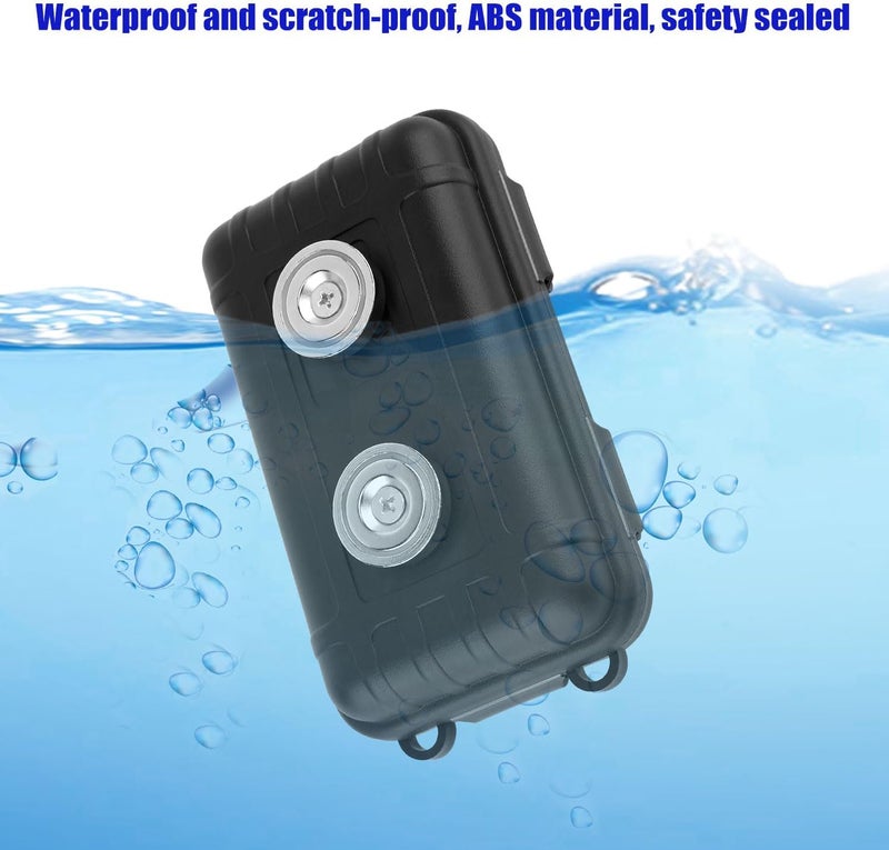 XIHIRCD Hidden Key Holder, Magnetic Safe Box Key Magnetic Box Waterproof Magnetic Key Hider Magnetic Key Case Key Holder Under Car Hide a Key Outdoor for key USB Car Storage (Black) - Image 4