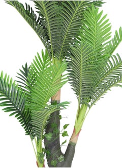 BABAZAM Decorative Artificial Tree Green Long Leafs for Indoor/Outdoor Home Events Decoration 140x45x45cm  - Image 3