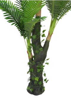 BABAZAM Decorative Artificial Tree Green Long Leafs for Indoor/Outdoor Home Events Decoration 140x45x45cm  - Image 4