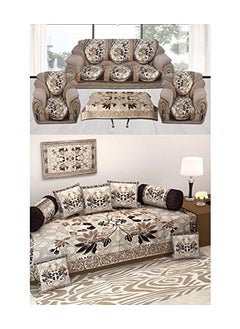 Laying Style Laying Style Heavy Cotton Beautiful 19 Pc SetSpecially for Your Drawing Room SetDiwan Set8 Pc and Sofa Covers10 Pc and Table Cover1 Pc 