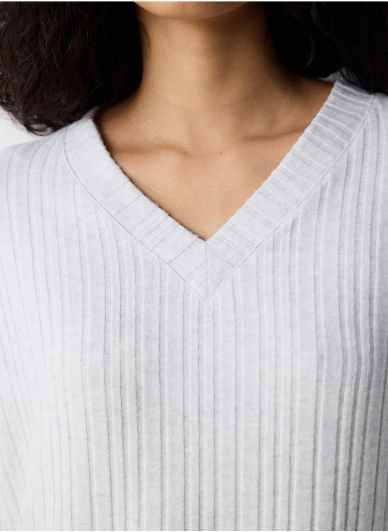 Penti Soft Light Grey Pajama Set  - Image 3
