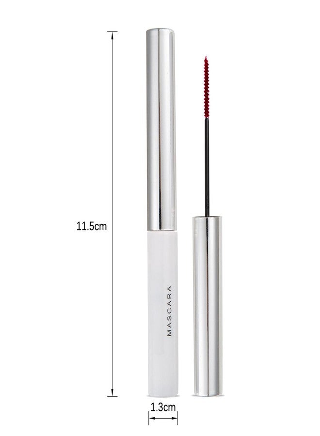DekRion Waterproof Mascara for Eyes White Black Brown Purple Long-lasting colored Mascara Eye Makeup Fast-Dry (Dark Brown, 0.17 Fl Oz) - Image 4