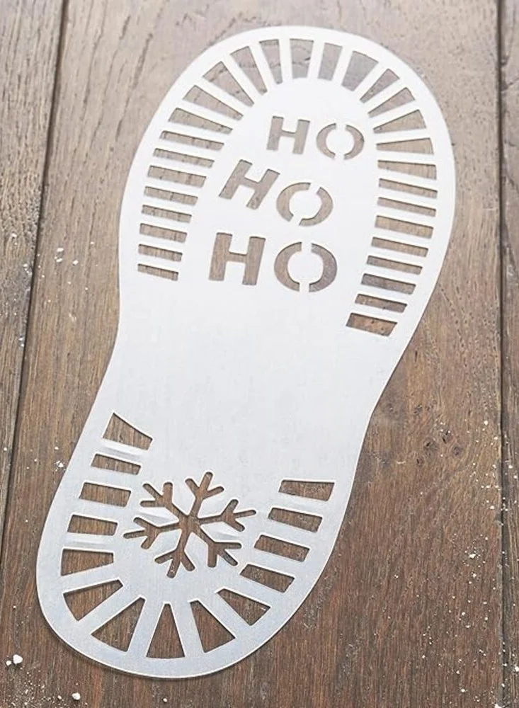 Ginger Ray Santa Foot Print Stencil