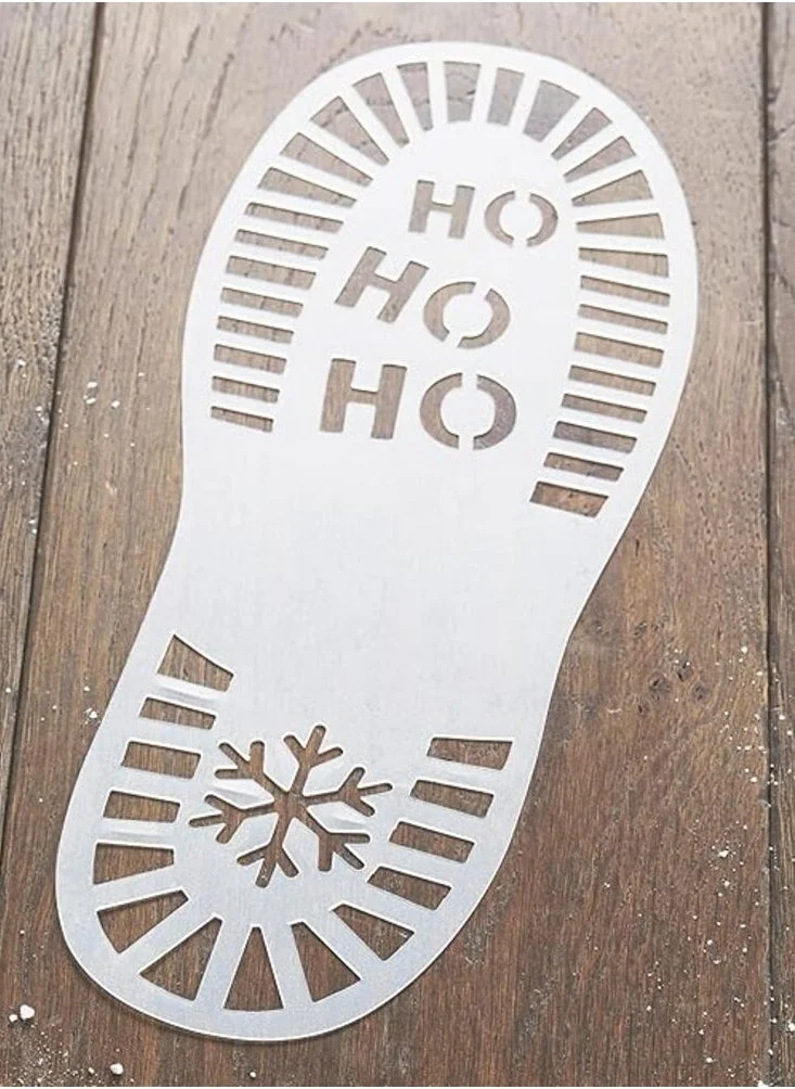 Ginger Ray Santa Foot Print Stencil
